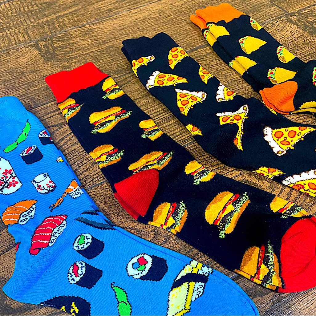 Foodie Socks (4pk)